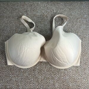 Wacoal Womens At Ease Contour Bra 853308 Sz 38DDD Beige Casual Comfort Minimal